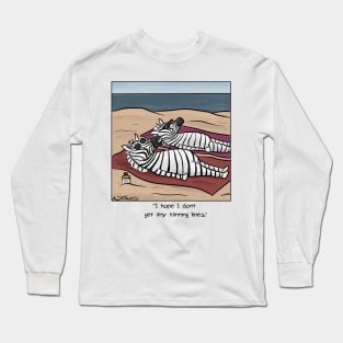 Tanning Zebras Long Sleeve T-Shirt